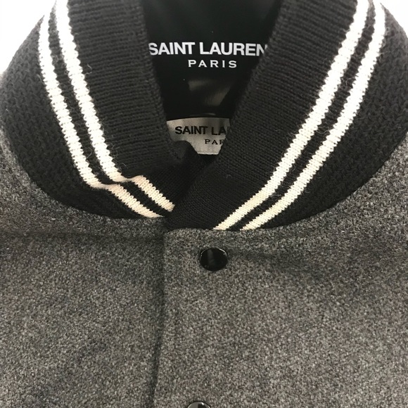 Saint Laurent Men’s Teddy Varsity Jacket - Picture 4 of 7
